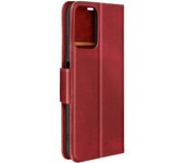 Funda para Motorola Moto G24/G04 bivalva Cartera Soporte Correa Rojo