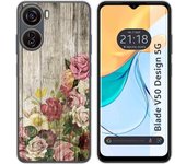 Funda Silicona Zte Blade V50 Design 5G Madera 08