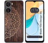Funda Silicona Zte Blade V50 Design 5G Madera 06