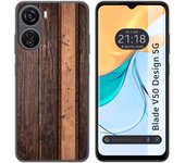 Funda Silicona Zte Blade V50 Design 5G Madera 05