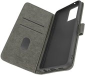 Funda Oppo Reno 7 Tarjetero Soporte Vídeo gris