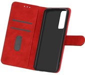 Funda Samsung Galaxy A03s Tarjetero Soporte Vídeo Rojo