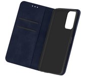 Funda Oppo A16 / A16s Folio Tarjetero Soporte Vídeo Azul