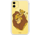 Funda para iPhone 11 Oficial de Disney Mufasa y Simba Silueta - El Rey León