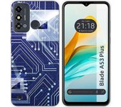Funda Silicona ZTE Blade A53 Plus Circuito