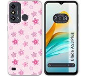 Funda Silicona ZTE Blade A53 Plus Flores