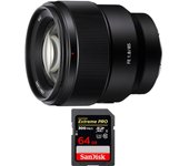FE 85mm f/1.8 + 1 SanDisk 64GB Extreme PRO UHS-II SDXC 300 MB/s + PDF  pulgadas pulgadas20 TÉCNICAS PARA MEJORAR SUS