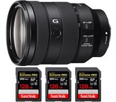FE 24-105mm f/4 G OSS + 3 SanDisk 128GB Extreme PRO UHS-II SDXC 300 MB/s + PDF  pulgadas pulgadas20 TÉCNICAS PARA ME