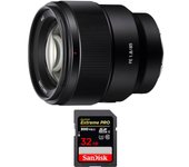 FE 85mm f/1.8 + 1 SanDisk 32GB Extreme PRO UHS-II SDXC 300 MB/s + PDF  pulgadas pulgadas20 TÉCNICAS PARA MEJORAR SUS
