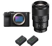 A7C II Negro + FE 90mm f/2.8 Macro G OSS + 2 NP-FZ100 + PDF MCZ DIRECT '20 TÉCNICAS PARA MEJORAR SUS
