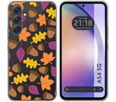 Funda Silicona Transparente Samsung Galaxy A54 5G Otoño