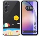 Funda Silicona Transparente Samsung Galaxy A54 5G Playa