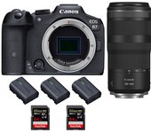 EOS R7 + RF 100-400mm IS + 2 SanDisk 64GB Extreme PRO UHS-II SDXC 300 MB/s + 3 LP-E6NH + PDF MCZ DIR