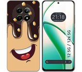 Funda Silicona Realme 12 5G / 12x 5G Helado Chocolate