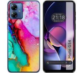 Funda Silicona Motorola Moto G54 5G Mármol 15