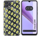 Funda Silicona Transparente Blackview Oscal C60 Aguacate