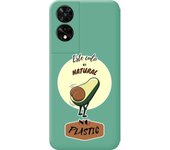 Funda Silicona Líquida Verde TCL 505 Culo Natural