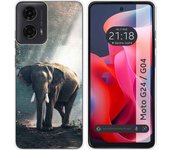 Funda Silicona Motorola Moto G04 / G24 Elefante