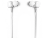 Auriculares internos con cable Basic Sigma con micrófono, blanco