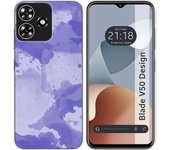 Funda Silicona Zte Blade V50 Design 4G Acuarela 01