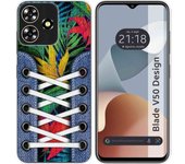 Funda Silicona Zte Blade V50 Design 4G Zapatillas 12
