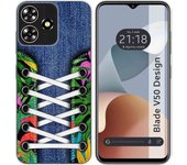 Funda Silicona Zte Blade V50 Design 4G Zapatillas 13