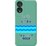 Funda Silicona Líquida Verde TCL 50 SE Agua