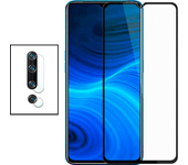 Película de Camara trasera + Vidrio templado 5D Cubierta completa curvada para Xiaomi Mi Note 10 Pro