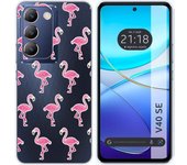Funda Silicona Vivo V40 SE 5G Flamenco