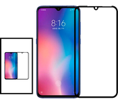 Kit 2 Película de vidrio templado 5D Cubierta completa para Xiaomi Redmi 9a