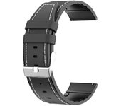 Correa De Cuero De Silicona Premium OEM Para Xiaomi Redmi Watch 5 Lite - Negro