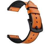 Correa De Atención Telefónica De Cuero De Silicona Premium Para Xiaomi Redmi Watch 5 Lite - Marrón / Negro