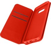 Funda con tarjetero y soporte para vídeo -Samsung Galaxy S8 roja