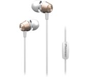 PIONEER SE-QL2T-G BLANCO AURICULARES IN-EAR CON MICRÓFONO DISEÑO ACABADO EN ALUMINIO ALTA CALIDAD