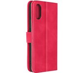 Funda Sony Xperia 10 VI Tarjetero con función de soporte de vídeo Fucsia