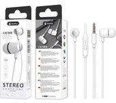 Auriculares con microfono c6187 basic brione / jack 3.5mm / 1.2m / blanco