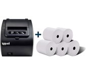 iggual IGG316641+IGG317655 impresora de etiquetas Inyección de tinta térmica 203 x 203 DPI Alámbrico
