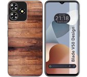 Funda Silicona Zte Blade V50 Design 4G Madera 02
