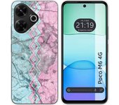 Funda Silicona Xiaomi Poco M6 4G Mármol 08