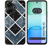 Funda Silicona Xiaomi Poco M6 4G Mármol 06