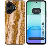 Funda Silicona Xiaomi Poco M6 4G Mármol 10