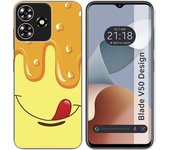 Funda Silicona Zte Blade V50 Design 4G Helado Vainilla