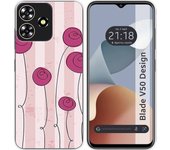Funda Silicona Zte Blade V50 Design 4G Flores Vintage