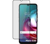 Protector Cristal Templado Completo 5D Full Glue Negro para Moto G10 / G20 / G30