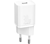 Baseus CCSUP-J02 cargador de dispositivo móvil Universal Blanco Corriente alterna Carga rápida Interior