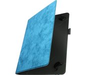 Funda Tableta Soporte de vídeo y teclado magnético Serie Trifold azul