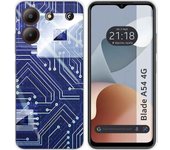Funda Silicona Zte Blade A54 4G Circuito