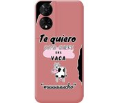 Funda Silicona Rosa TCL 50 5G Vaca