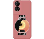 Funda Silicona Rosa TCL 50 5G Mujer Escalada