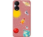 Funda Silicona Rosa TCL 50 5G Espacio